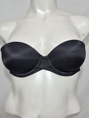38B Maidenform SE6990 Self Expressions Stay Put Strapless Bra‎ Black NO STRAPS
